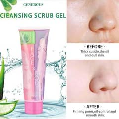 Fac and Body Scrubbing Gel.