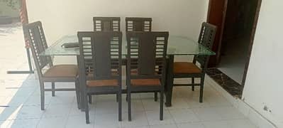 Dining table with chairs