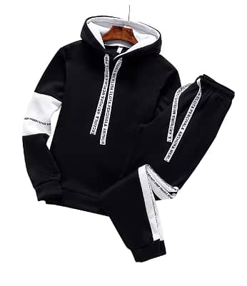 Winter Hoodie Sets Men Tracksuit Casual Hoodies Sweatshirt Piece Set 7