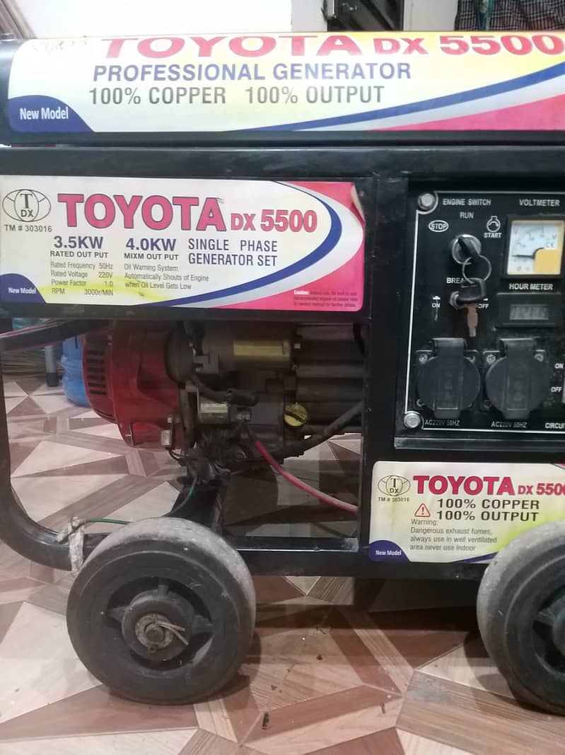 Toyota dx 5500 professional generator by Honda (New model) 4