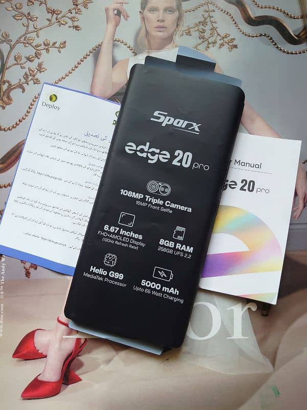 Sparx Edge 20 Pro 8/256 Dual Official PTA Approved (Urgent Sale) 8