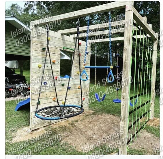 Kids Swings/Kids Slides/Park Swings/Home Decore/Jhulay/Indoor Slides 8