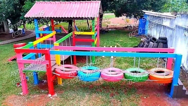 Kids Swings/Kids Slides/Park Swings/Home Decore/Jhulay/Indoor Slides 4