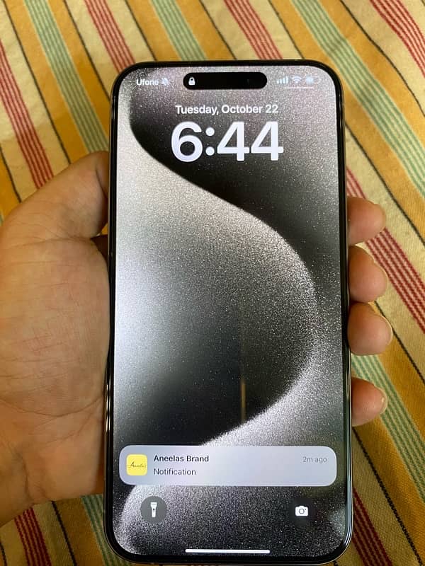 iphone15 ProMax 256gb natural titanium PTA approved 4