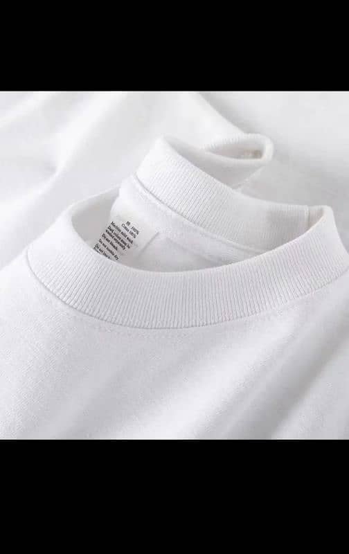 100% Cotton T-shirt Men Women Solid 4