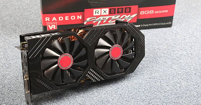 graphics card rx590(8gb) 0