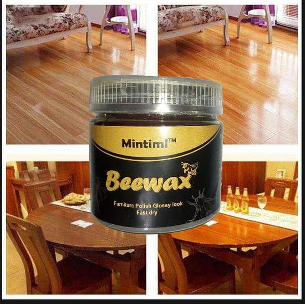 Beeswax Furniture Polish - Natural Wood Wax, 85G 5