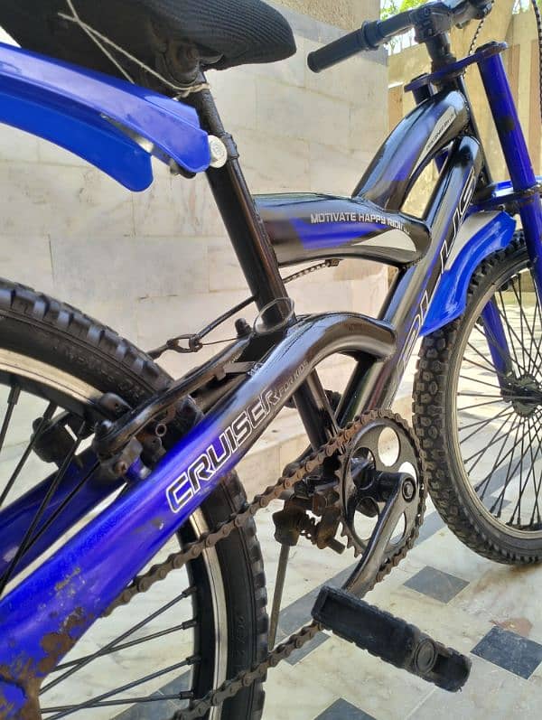 cycle in blue colour 4