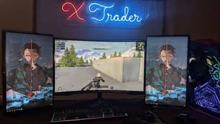 Gaming PC [+ 3  Monitors(1 CURVED MONITOR)]