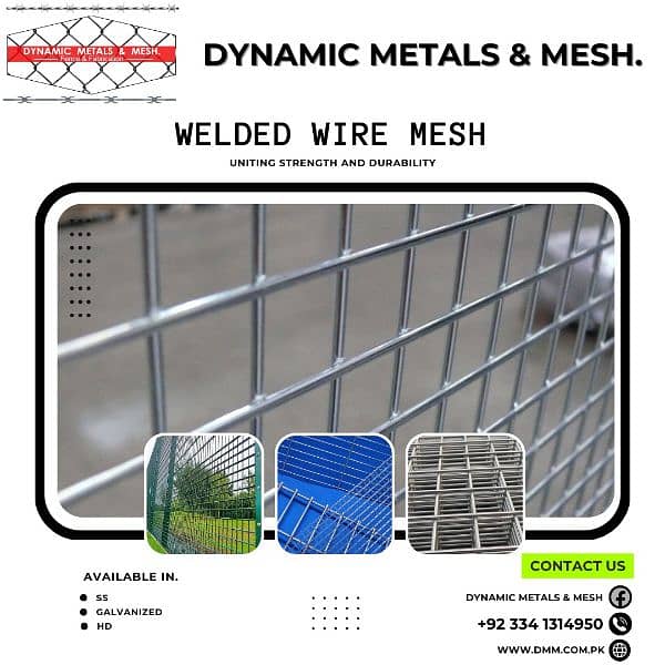 Razor Wire / Chain jali / Barbed Wire/ Hesco bag / Weld Mesh / birds 2