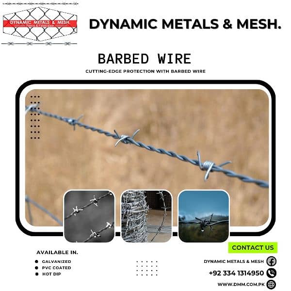 Razor Wire / Chain jali / Barbed Wire/ Hesco bag / Weld Mesh / birds 5