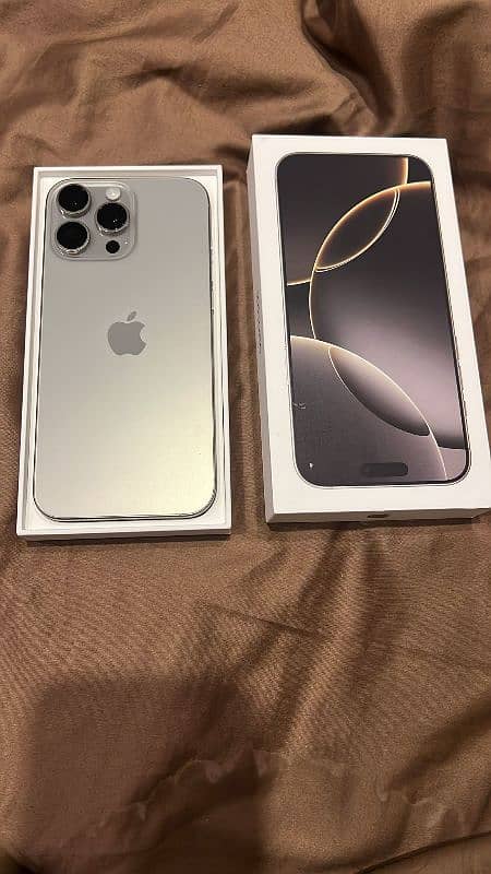 iPhone 16 Pro Max | Desert Titanium | 256Gb | JV | LLA Model | 1