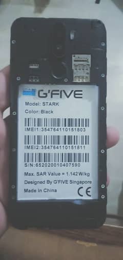 G five Stark (Black 16GB + 1GB) with box