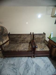 Sofa set ,Bench and iron stand