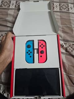 nintendo switch oled complete box