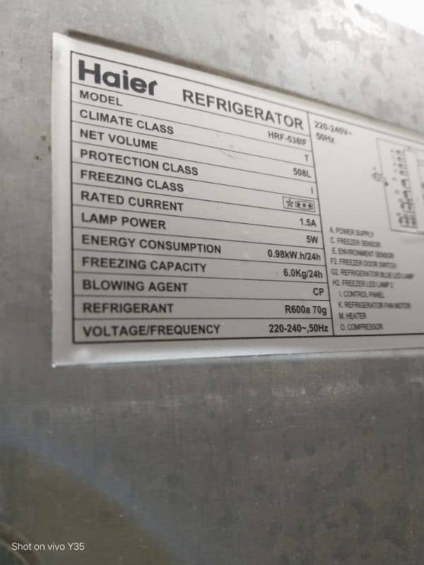 Haier Refrigerator for sale in new condition 13