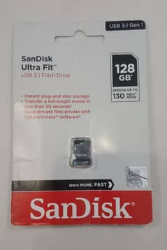 USB original SanDisk Ultra Fit 3.1 - 128 GB