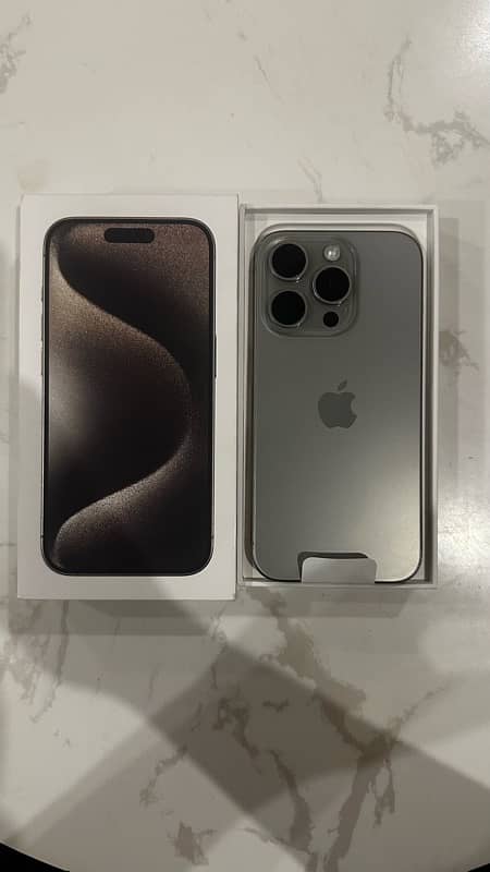 iPhone 15 Pro 128 LLA Natural Titanium 9