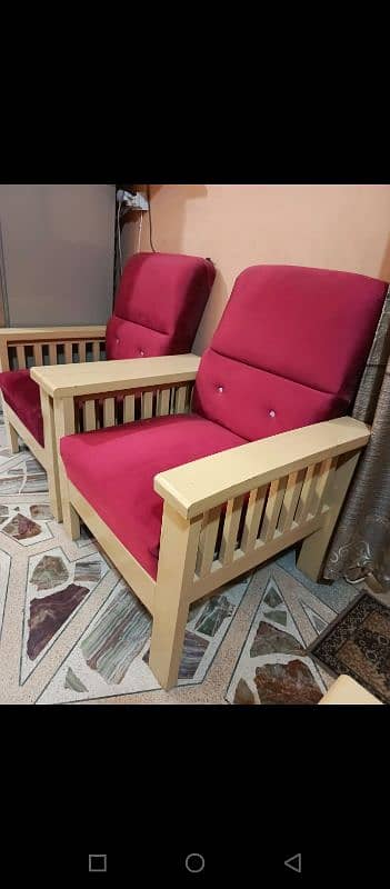 5 seater sofa set with table 1