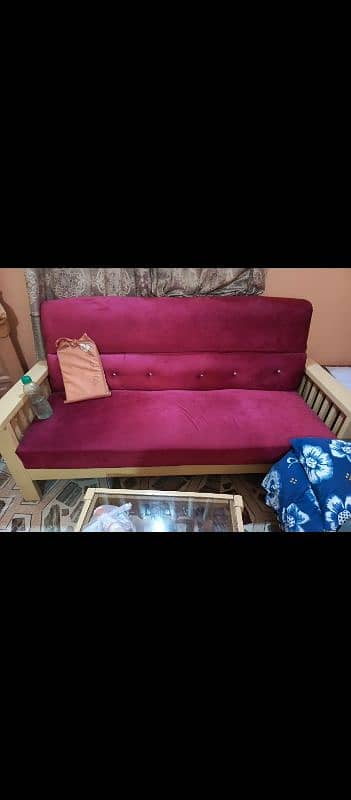 5 seater sofa set with table 4