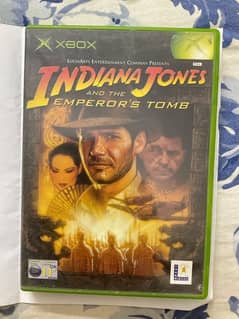 orignal xbox casing of Indian jones