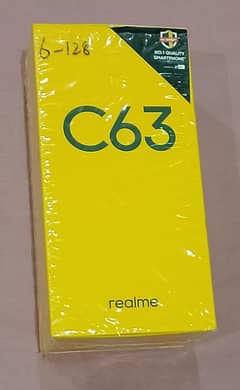 Realme C63 New only 20 days use 6gb ram 128 Storage 0