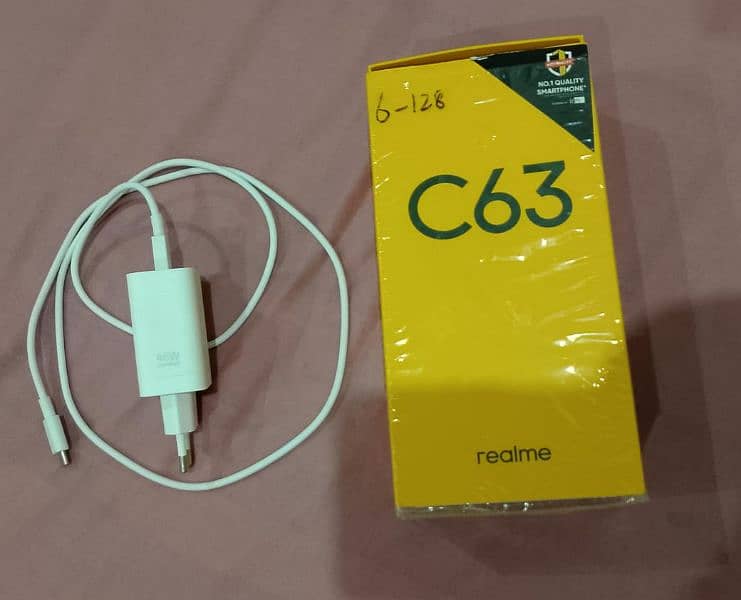 Realme C63 New only 20 days use 6gb ram 128 Storage 3