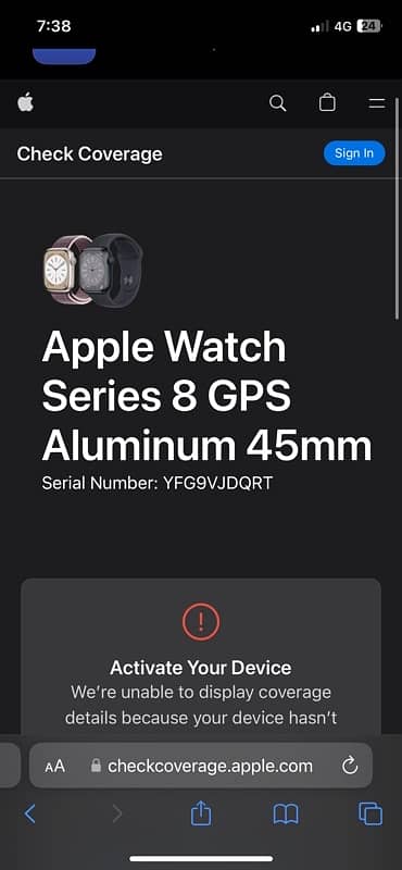 Apple Watch Series 8 Midnight Aluminium Midnight Sport Band 2