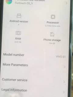 VIVO S1 8/256GB ORGINAL PHONE 0