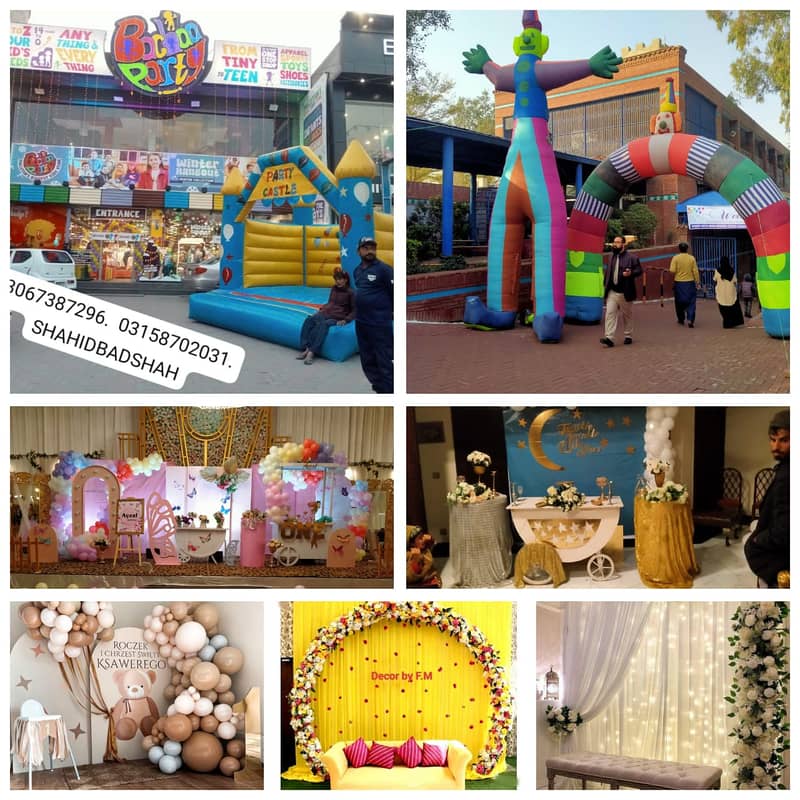 Jumping Castle|Kids| Rides |Bacha Party| Baby Toys|Birthday Decoratio 4