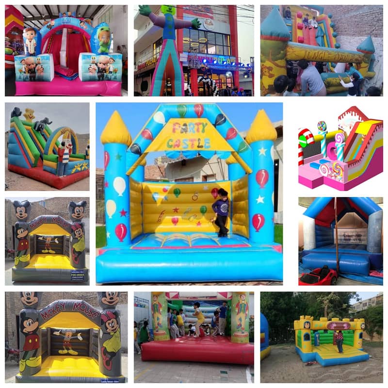 Jumping Castle|Kids| Rides |Bacha Party| Baby Toys|Birthday Decoratio 1