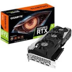 3070ti graphic card Gigabyte slight used like new box available