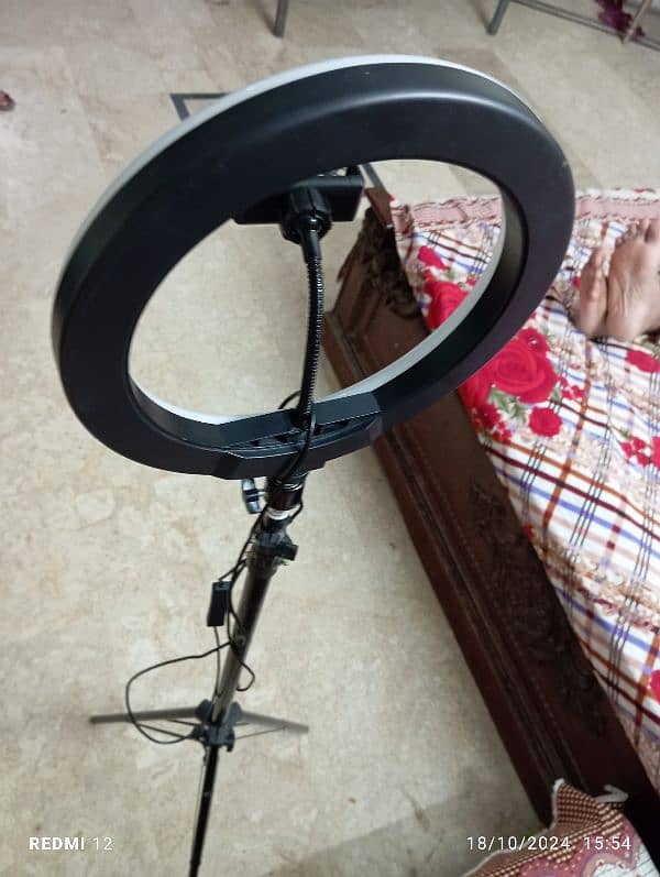 Ring light tripod with stand 5 feet 6