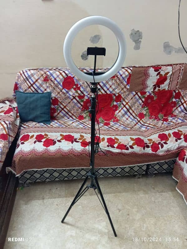 Ring light tripod with stand 5 feet 8