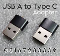 USB Type A to USB Type C Adapter