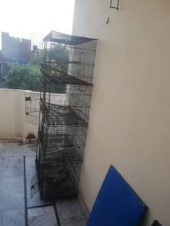 double partition cage 4 portion