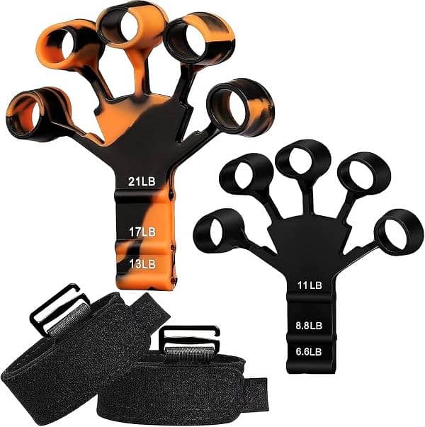 hand and forearm strength with the Pack of 2 hand gripper ,03135921724 9