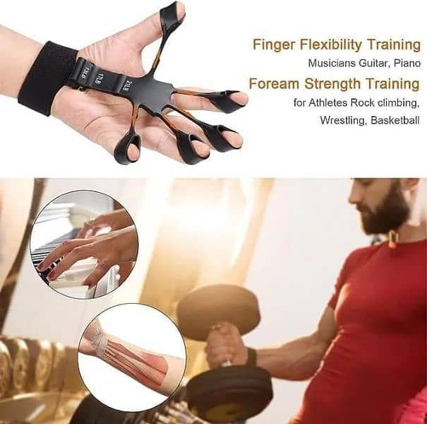 hand and forearm strength with the Pack of 2 hand gripper ,03135921724 10