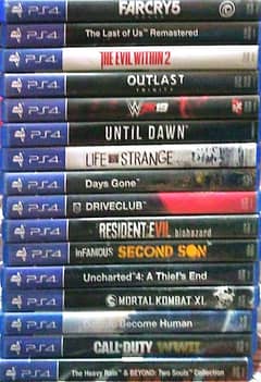 PS4 Games Used