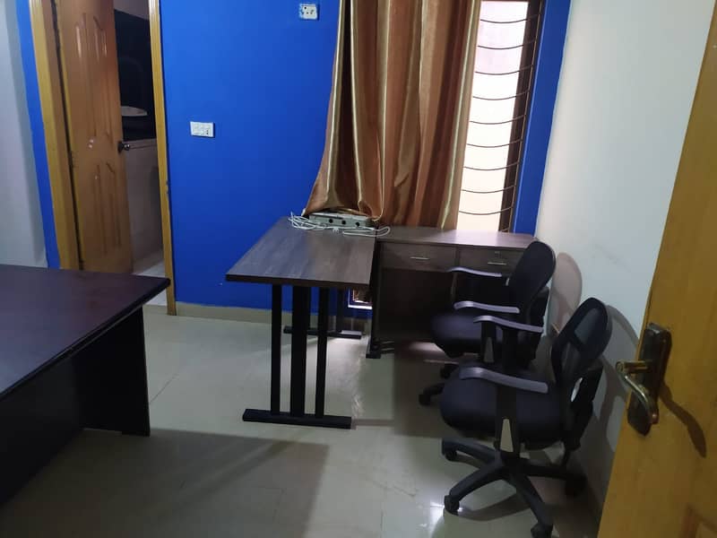 Full Furnished Office with UPS,Solar,internet 100Mb,kitchen,Johar town 8