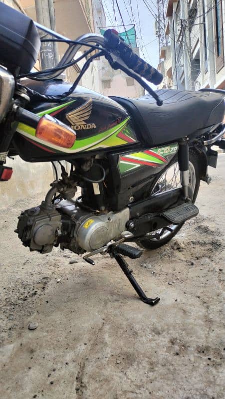 Honda CD 70 Karachi register nut to nut genian 3