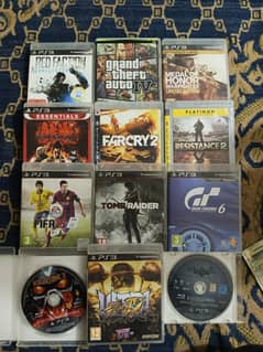 12 PS3 games for sale. All video games are worked and in good condition