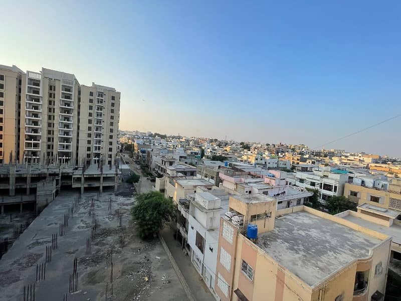 2 Bed Dd Newly Renovated Apartment In Al Khizra Heights Gulistan E Jauhar Block 3A 22