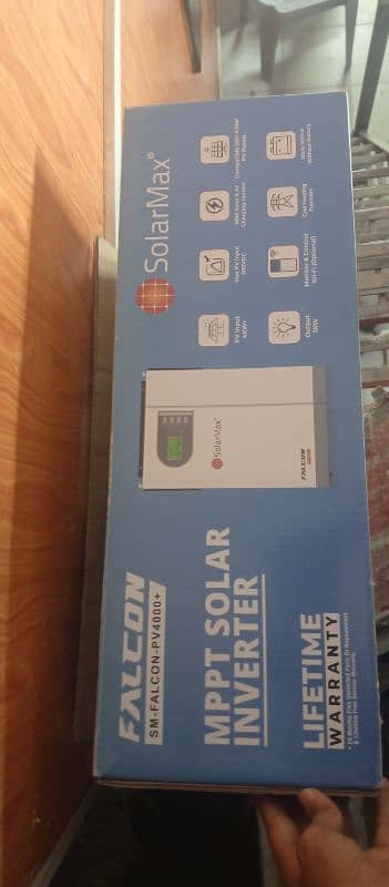 Solar max 3 kw pv 4000 falcon model and warranty card our box 1