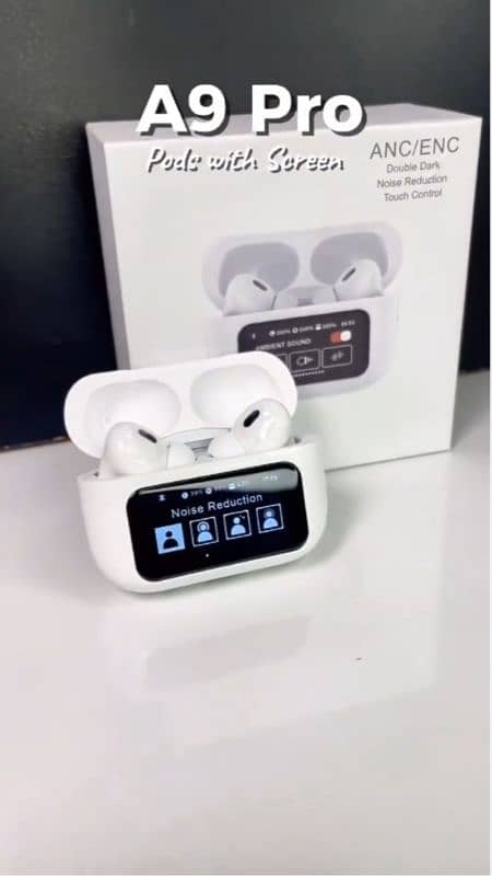 A9 Pro Touch Screen Airpods Pro | ANC/ENC 4