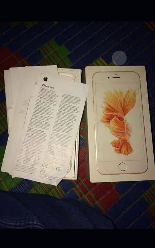 iPhone 6s 16 GB with box and cable 2