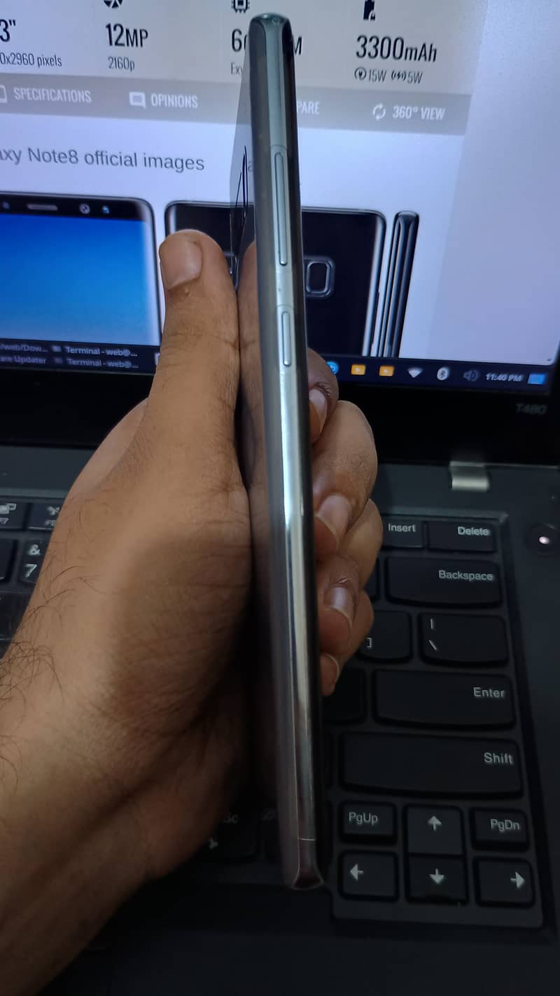 Samsung Note 8 Edge. Official PTA. 9/10 Condition. Read full ad. 6