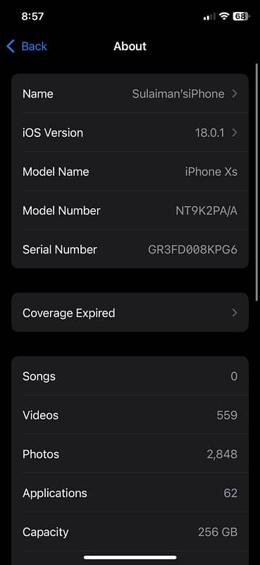 iPhone XS PTA APPROVED 7