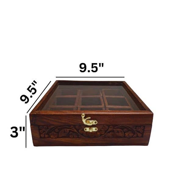 WOODEN SPICE BOX 5