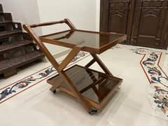 Tea Trolley | Walnut wood